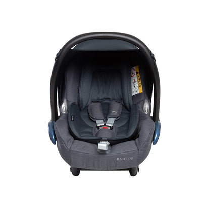 Bebê Conforto Maxi-Cosi CabrioFix com Base ISOFIX Twillic Graphite - Integração com travel system